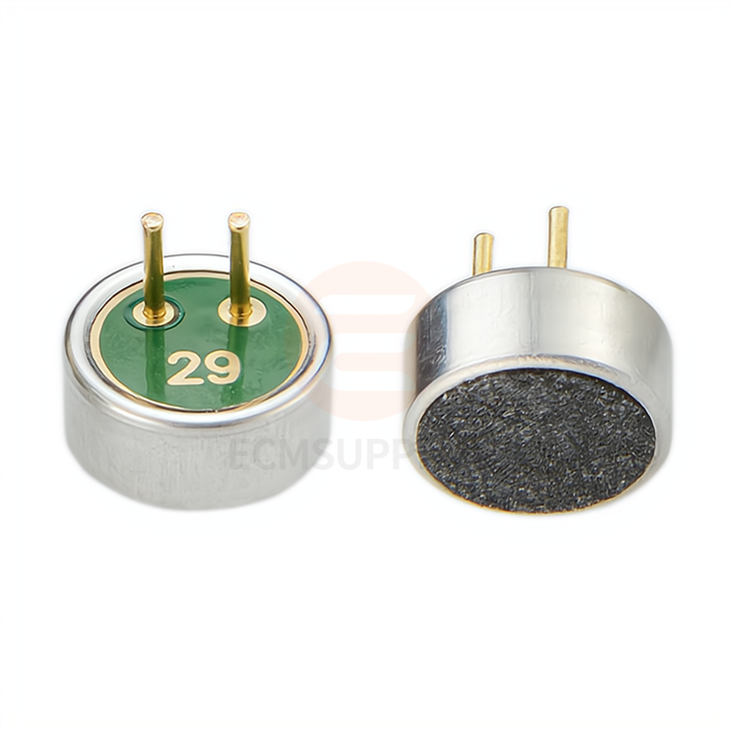 6027 Cylindrical Electret Condenser Mic With Pin