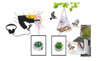 Microphone Capsules for Bird Listening Devices and Aviary Monitoring