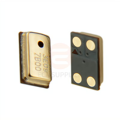 What is the frequency accuracy of the 3722 silicon microphone?